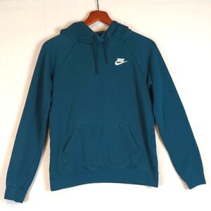 Nike Turquoise‎ Fleece Lined Hooded Sweatshirt XS